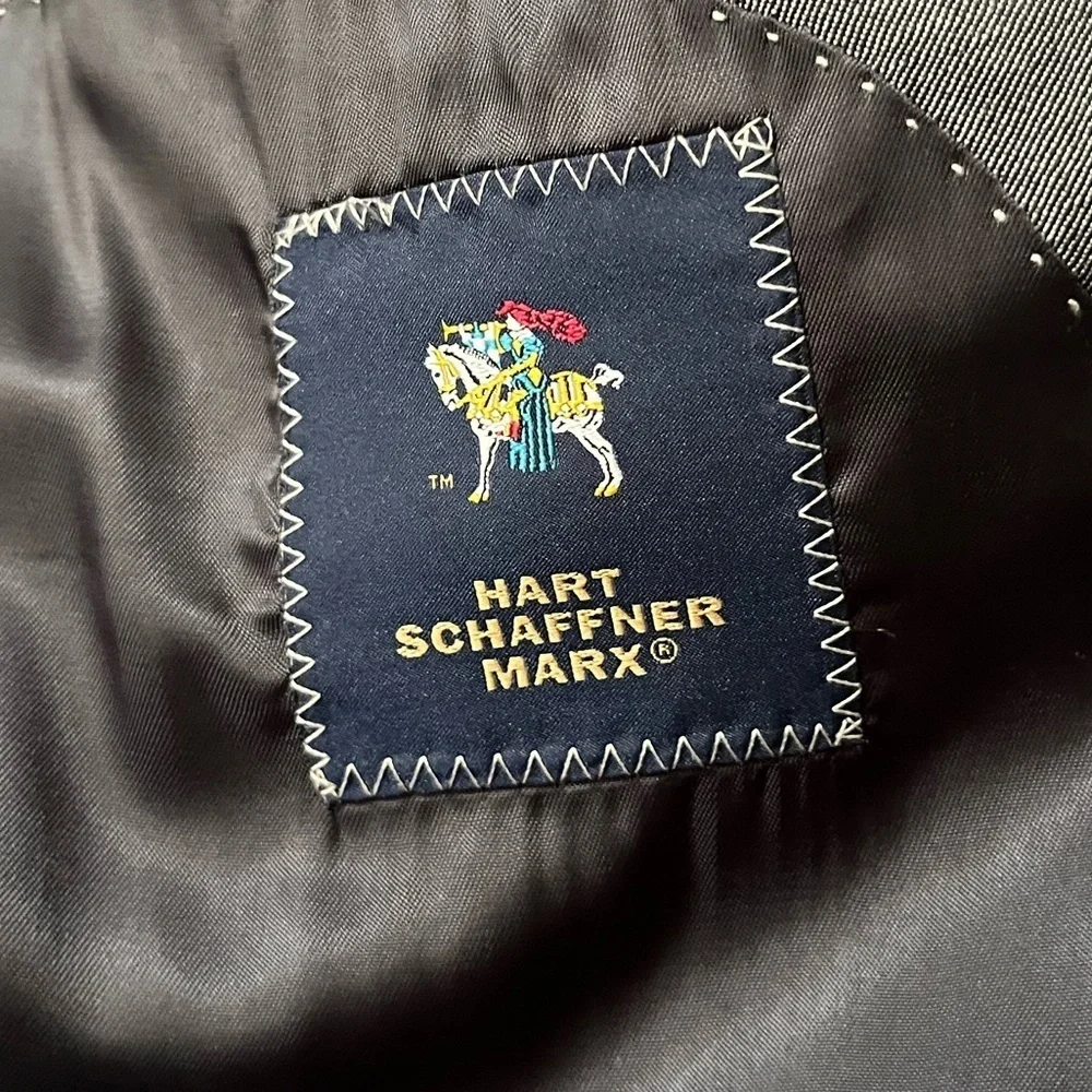 Hart Schaffner Marx Charcoal Heathered Suit
